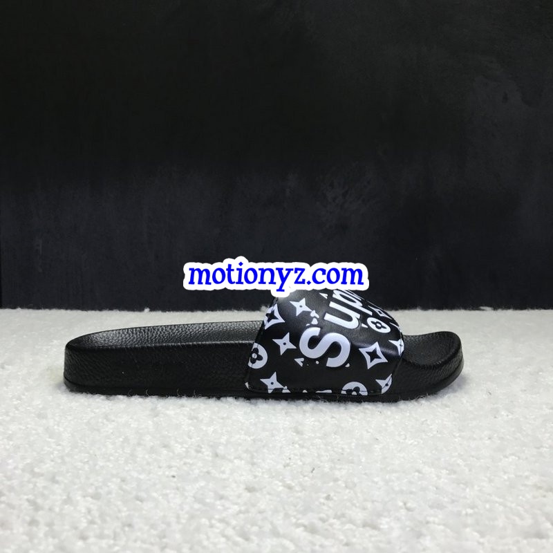 Supreme Black Slide